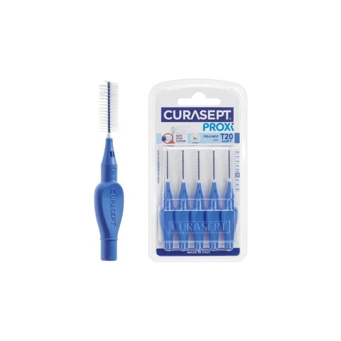 Curasept Proxi Interdental Brushes T20 - Pack of 6 Blue 2.0mm Interdental Brushes
