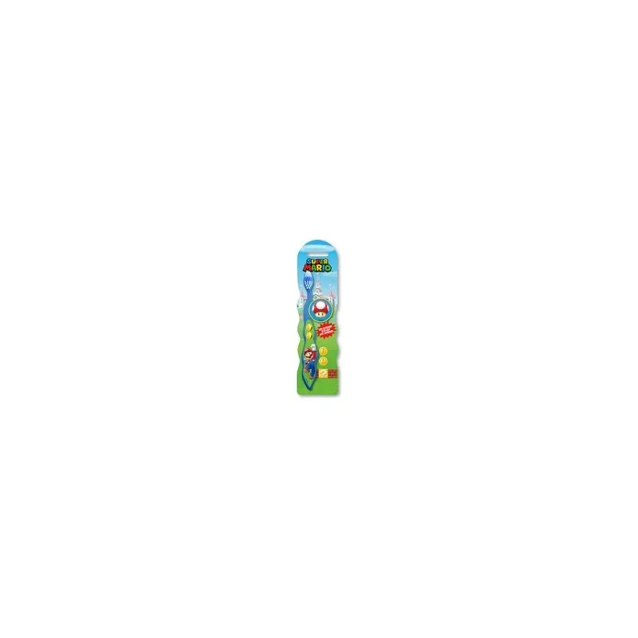 Lorenay Cartoon Super Mario Toothbrush With Cap