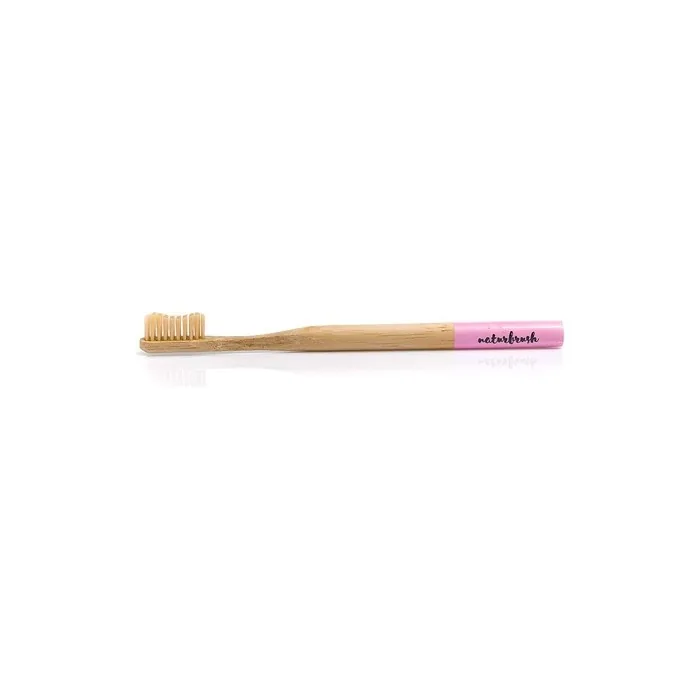 Naturbrush Bamboo Toothbrush Adult Pink 100ml