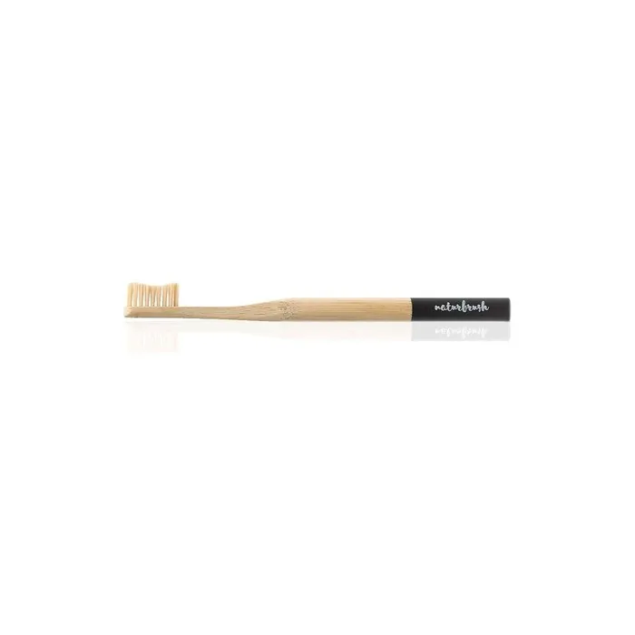 Naturbrush Bamboo Toothbrush Adult Black 100ml