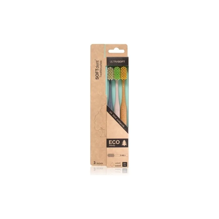 Softdent Eco 3ks Ultra Soft Toothbrush