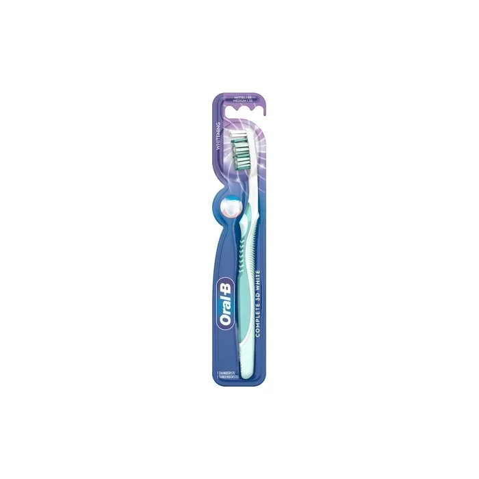 Oral-B Toothbrush Complete 3d White 35 - Medium Bristles For Naturally White Teeth
