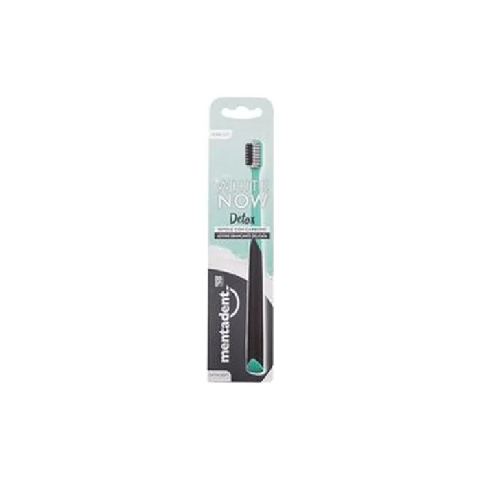 Mentadent White Now Detox Toothbrush With Activated Charcoal