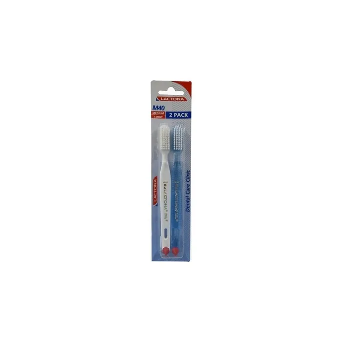 Lactona Toothbrush M40 Medium 2 Pack
