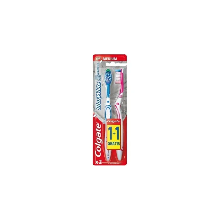 Colgate Max White Medium Toothbrush - Assorted Colors