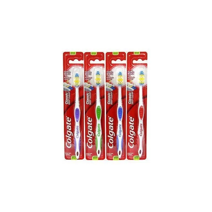 Colgate Classic Deep Clean Toothbrush Medium - Pack of 12
