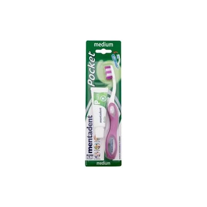 Mentadent Pocket Toothbrush Travel Toothbrush