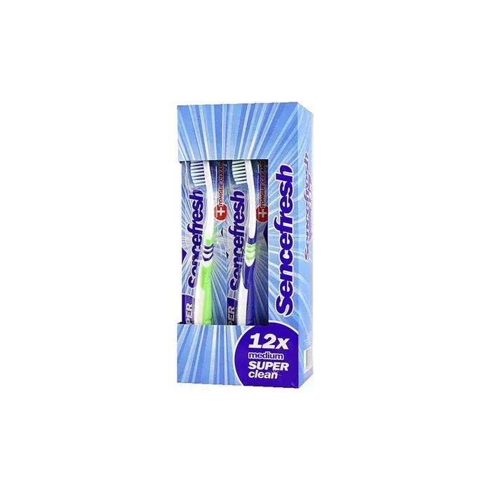 Sencefresh Toothbrush Precise Comfort Soft 12 Pieces Pack