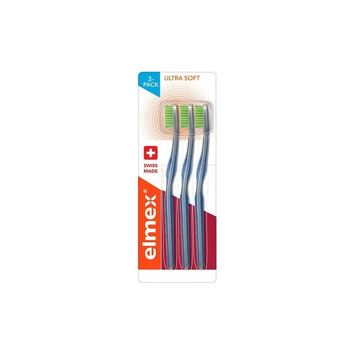 Elmex Ultra Soft Toothbrush 3 Pieces