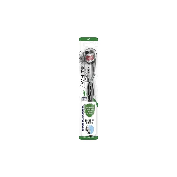 Mentadent White System Carbon Toothbrush