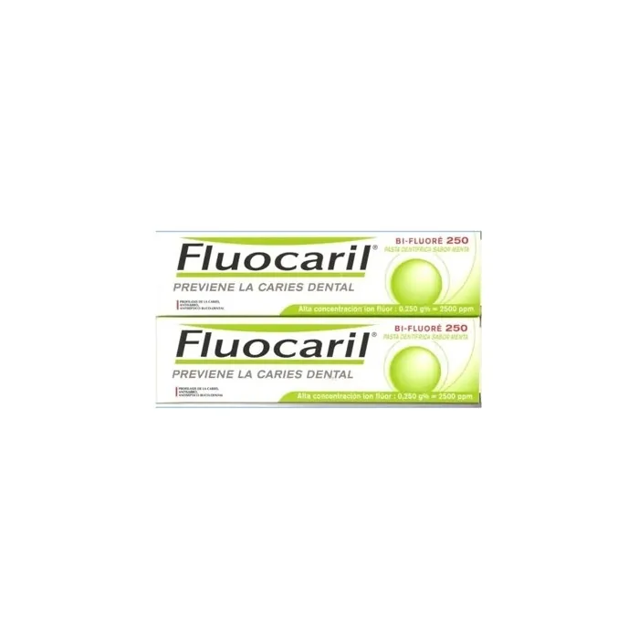 Fluocaril Fluocaril Toothpaste Mint Flavor Caries Prevention 2x125ml