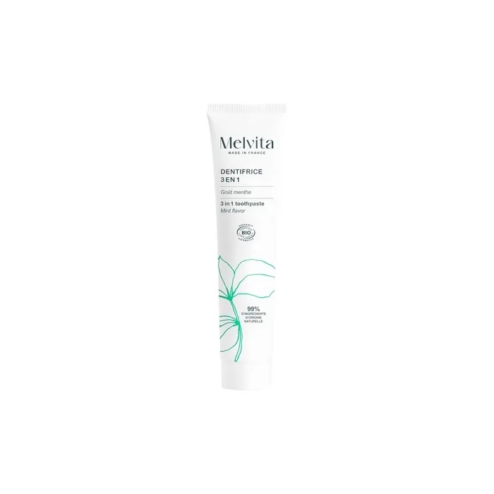 Melvita Natural Toothpaste for Oral Hygiene & Long-lasting Freshness