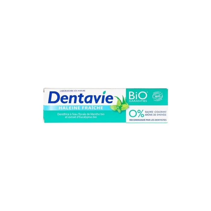 Dentavie Organic Fresh Breath Toothpaste 75ml