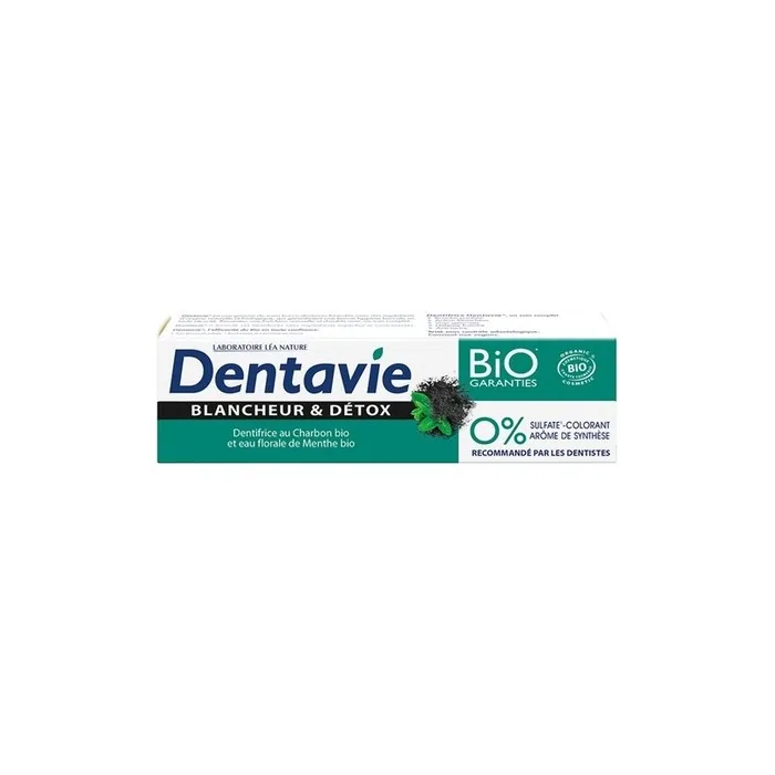 Dentavie Organic White & Detox Toothpaste 75ml
