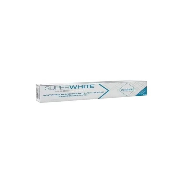 Superwhite Whitening & Anti-Plaque Toothpaste Original with Fluoride 75ml