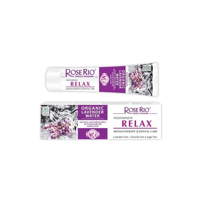 Relax Aromatherapy & Dental Care Toothpaste with Organic Lavender Water 65ml