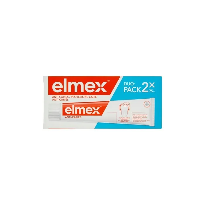 Elmex Caries Protection Toothpaste with Fluoride 75ml - Pack of 2