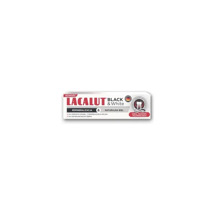 Zdrovit Lacalut Black & White Toothpaste 75 Ml