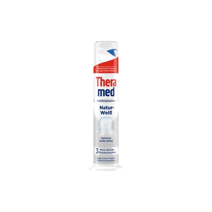 Theramed Natural White Toothpaste In Dispenser - 100ml
