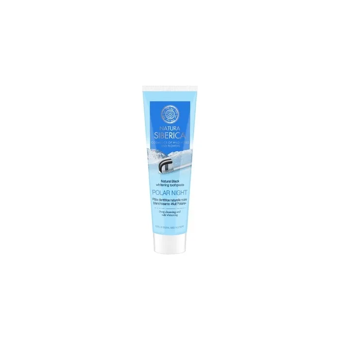 Siberica Professional Natura Siberica Polar Night Whitening Black Paste Without Fluoride 100g