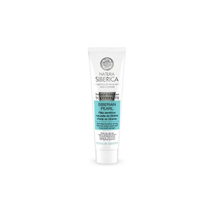 Siberica Professional Natural Siberian Toothpaste Siberian Pearl - Strengthens Enamel, 100g