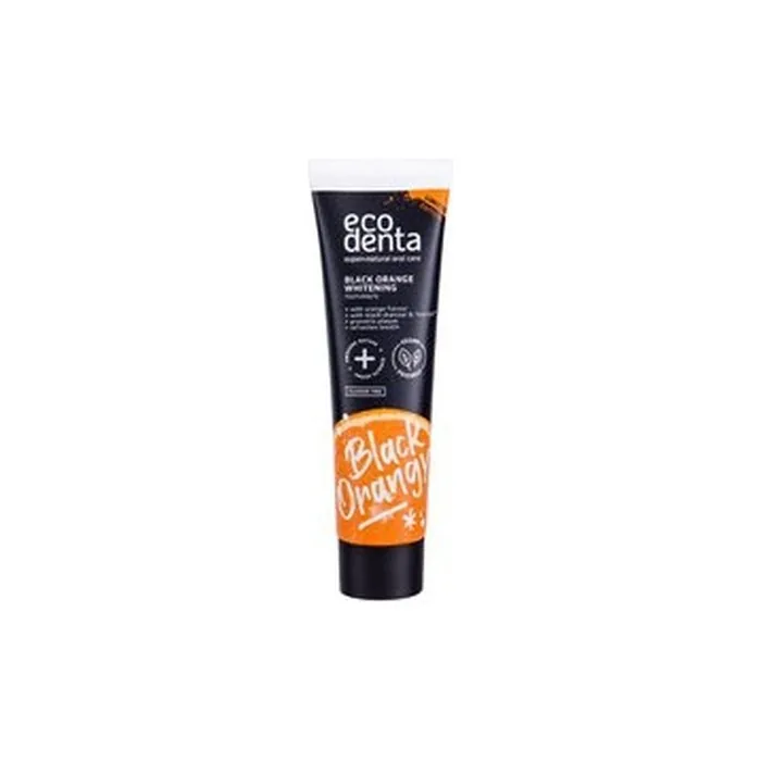 Ecodenta Toothpaste Black Orange Whitening Perfectly White Teeth With Orange Flavor