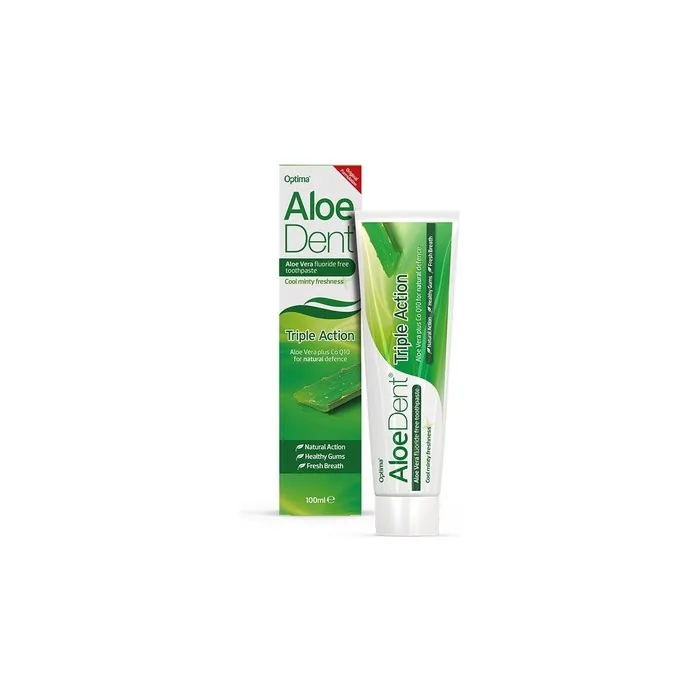 Aloe Dent Triple Action Toothpaste With Aloe And Q10 100ml