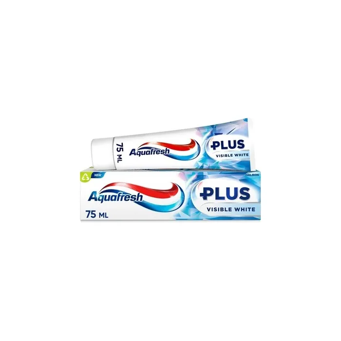 Aquafresh Plus Visible White Toothpaste 75ml