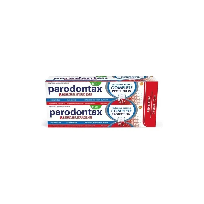Parodontax Fluoride Toothpaste Intense Freshness Complete Protection 75ml - Pack of 2