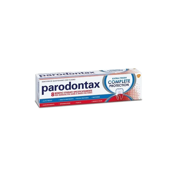 Parodontax Complete Protection Extra Fresh Fluoride Toothpaste Helps Stop and Prevent Bleeding Gums 75ml