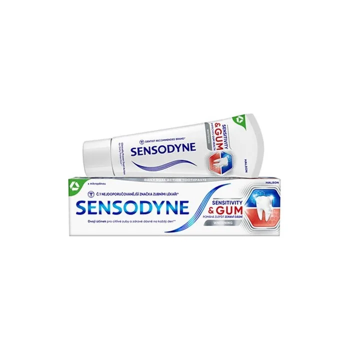 Sensodyne Advanced White Enamel Defence Toothpaste for Sensitive Teeth and Gum Whitening 75ml