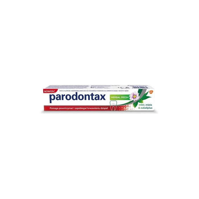 Parodontax Herbal Fresh Toothpaste with Ginger, Mint, and Eucalyptus 75ml