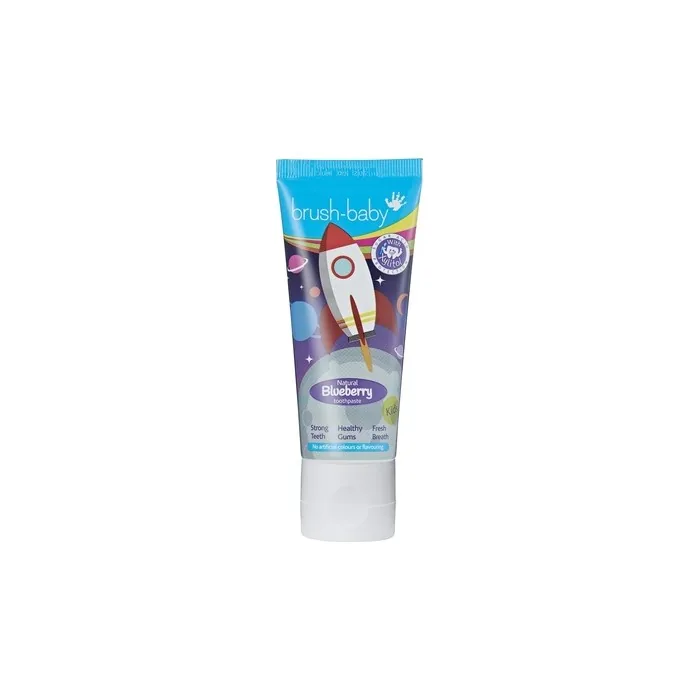 Brush Baby Rocket Toothpaste For Children From 3 Years Blueberry 50ml