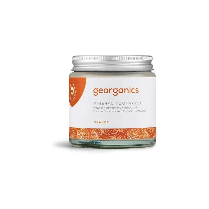 Georganics Mineral Toothpaste Non-Foaming Formula with Virgin Coconut Oil Orange 120ml