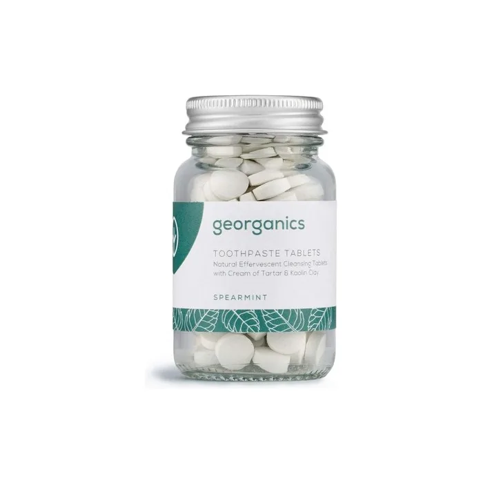 Georganics Mineral Tooth Tablets Spearmint Natural Toothpaste