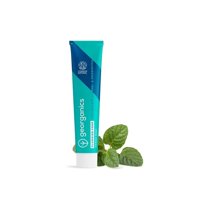 Georganics Natural Fluoride Free Probiotic Toothpaste 75ml Mint Flavor