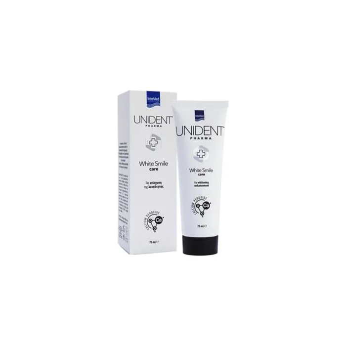 Intermed Unident Pharma White Smile Care Toothpaste For Enhancing The Whiteness Of Teeth 75ml