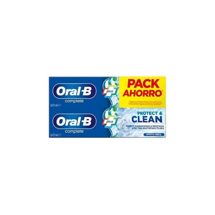Oralb Complete Toothpaste Protects & Cleans 2x75ml Special Price