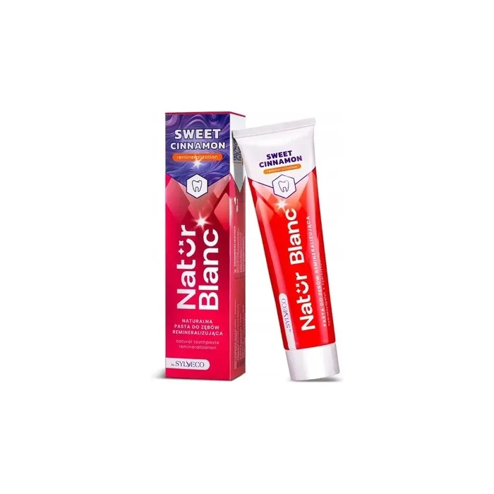Sylveco Natur Blanc Remineralizing Toothpaste Sweet Cinnamon, 100 Ml