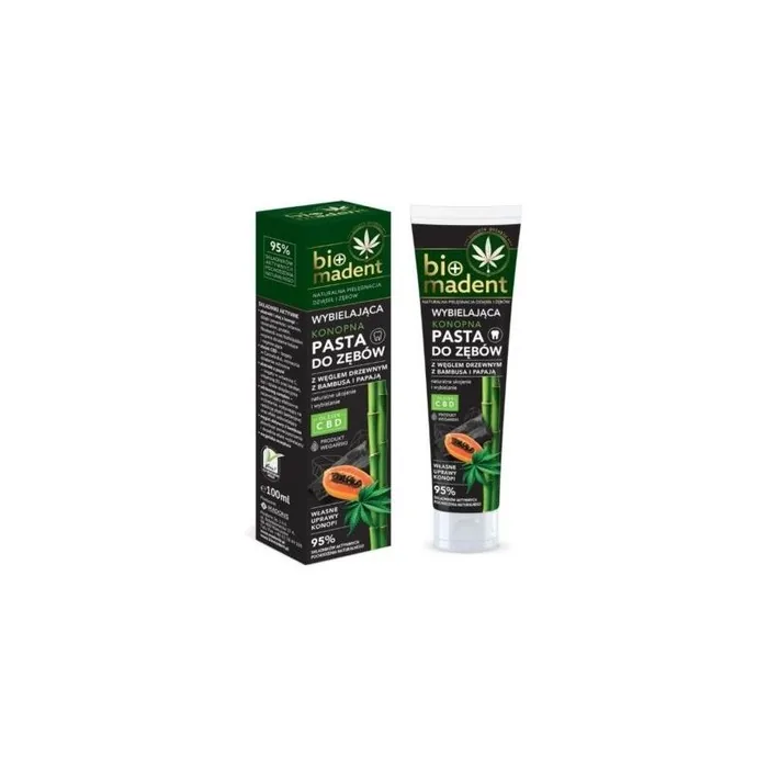 Hemp Whitening Toothpaste With Charcoal And Papaya 100ml