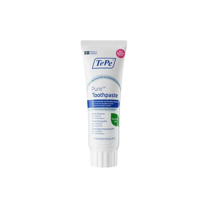 Tepe Pure Unflavored Very Gentle Fluoride Toothpaste