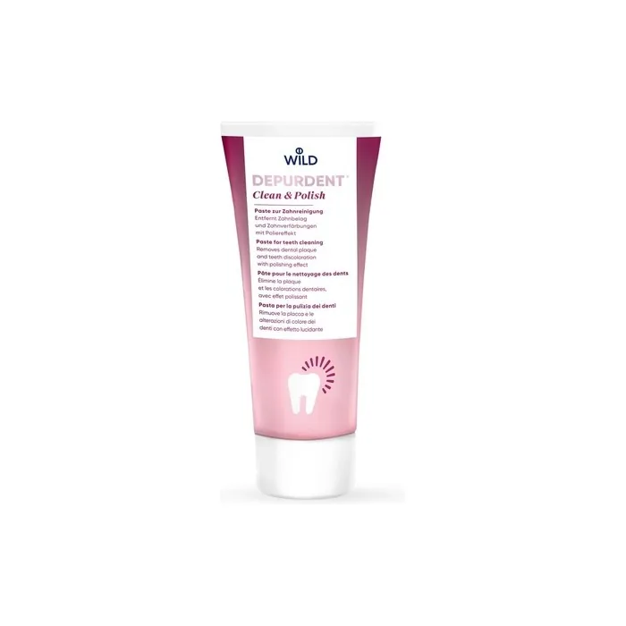 Depurdent Clean & Polish Paste for Teeth Cleaning - Removes Dental Plaque