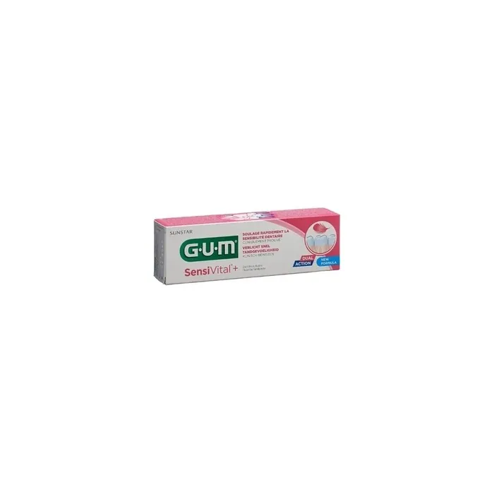 Sunstar Gum Sensivital Dual Action Toothpaste 75 Ml Mint Flavor