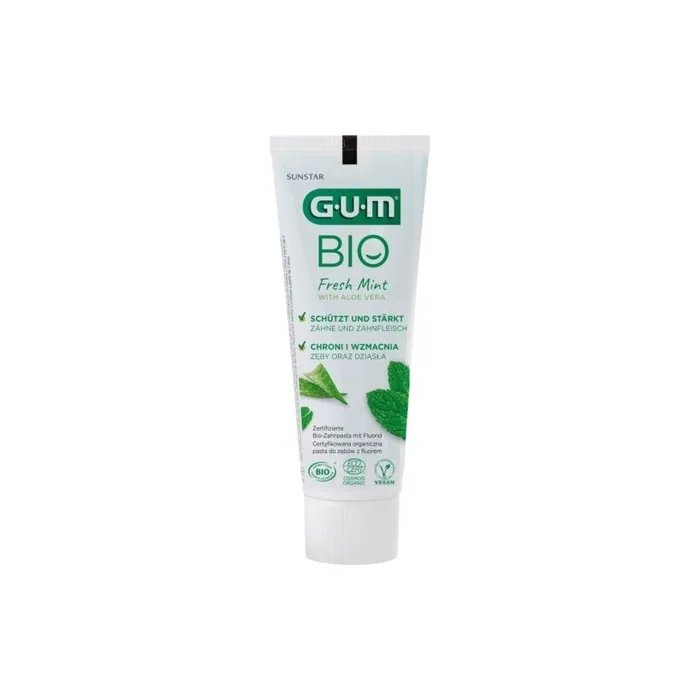 Gum Organic Toothpaste with Aloe Vera Fresh Mint Vegan 75ml