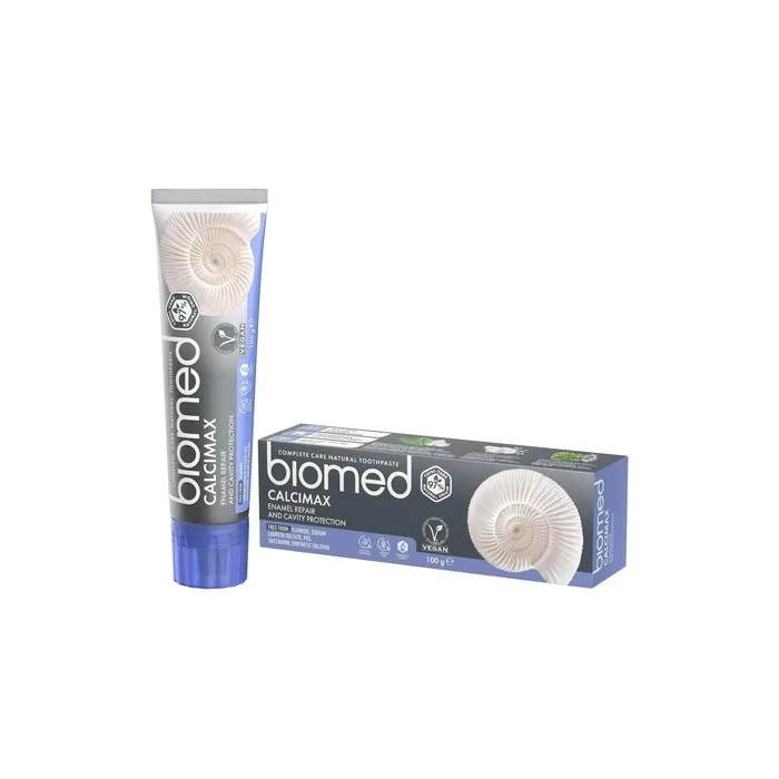 Biomed Calcimax 97% Natural Toothpaste Enamel Repair and Cavity Protection Vegan SLES Free 100g