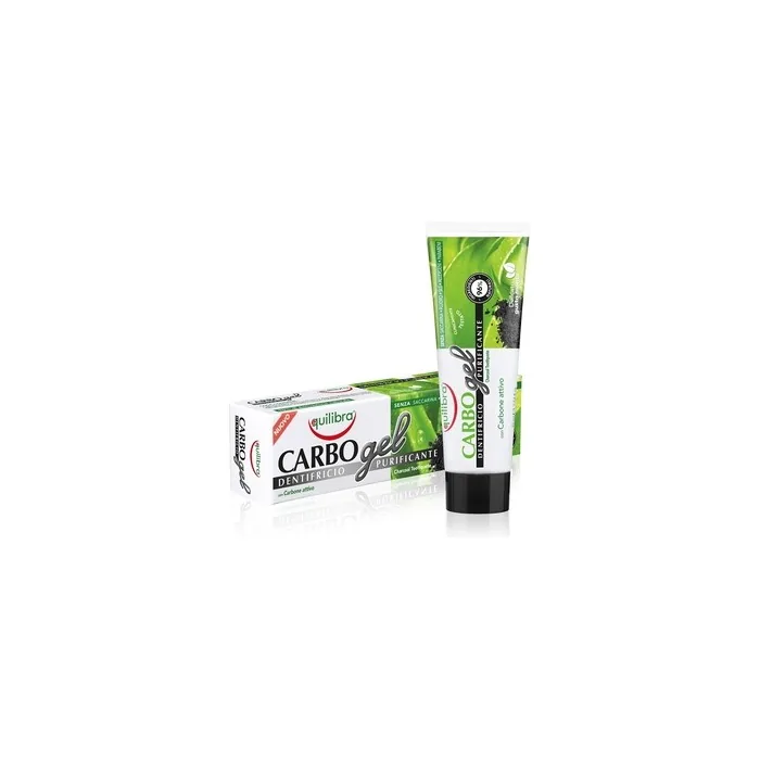 Equilibra Carbo Gel Charcoal Toothpaste With Activated Charcoal 75ml