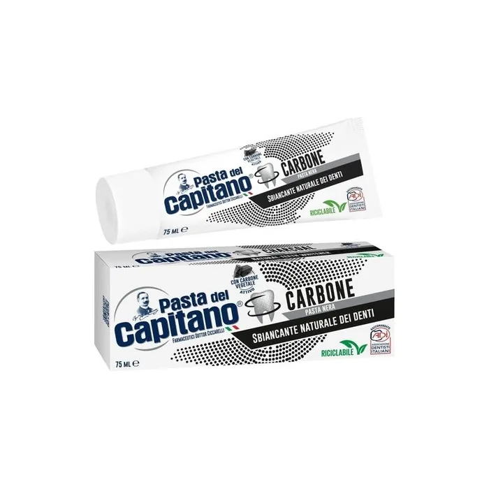 Charcoal toothpaste 75 ml 100% RECYCLABLE