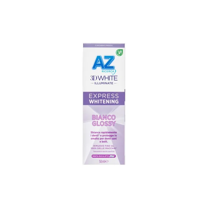 AZ 3D White Illuminate Express Whitening White Glossy Toothpaste 50ml