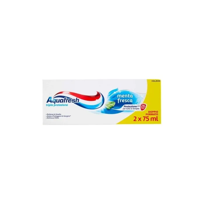 Aquafresh Mint Toothpaste 75ml - Pack of 2