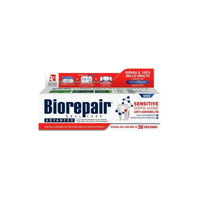 Biorepair Advanced Sensitive Oral Care Toothpaste with microRepair 75ml 2.5fl.oz
